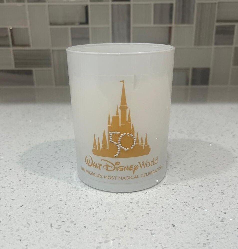 Exclusive Disney Parks 50th Anniversary Scented Candle.  rare item