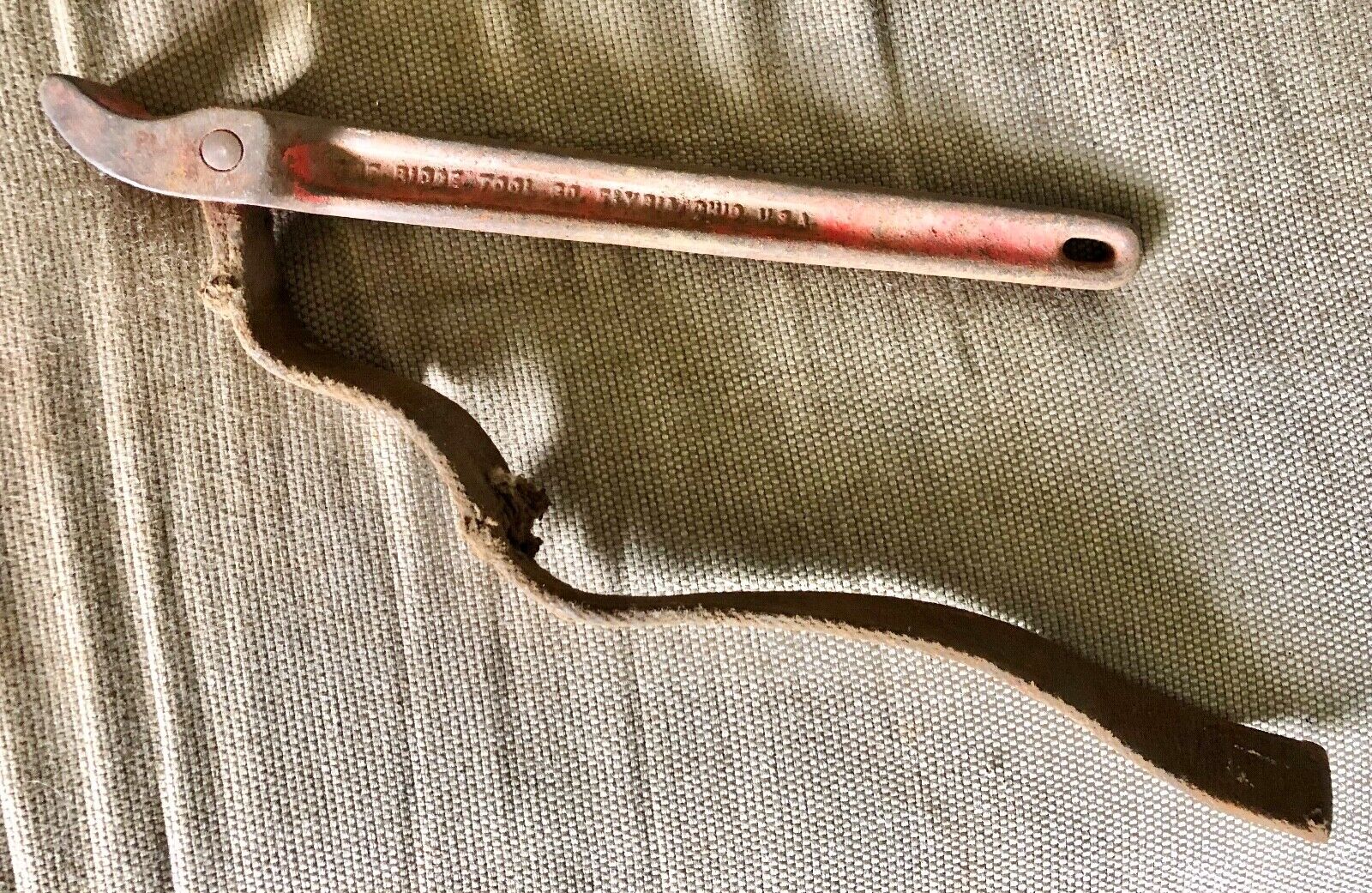 Vintage Ridgid Tool No. 2 Strap Wrench - Made in USA