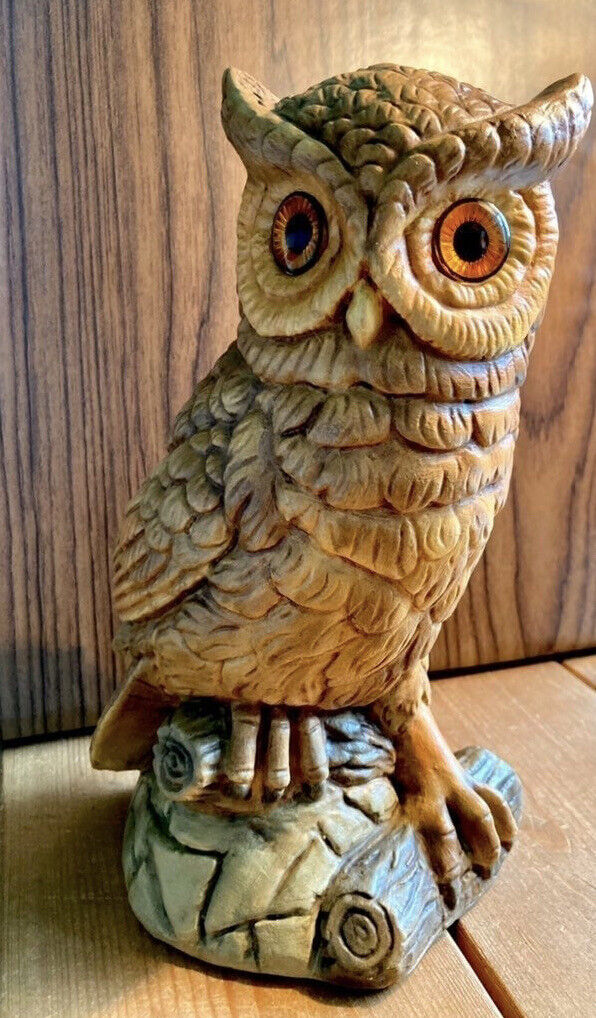 Large Vintage Owl Figurine Hobbyist