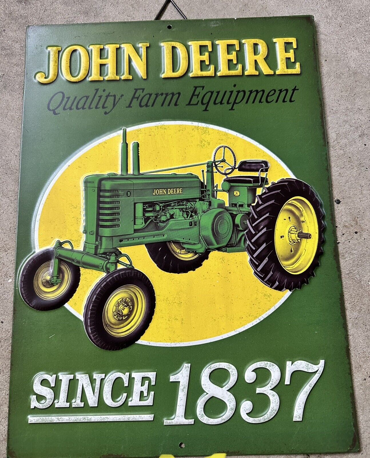 John Deere Tin Sign