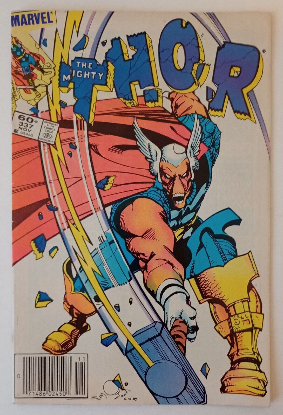Thor #337  (1st appearance of Beta Ray Bill) 1983 Newsstand 