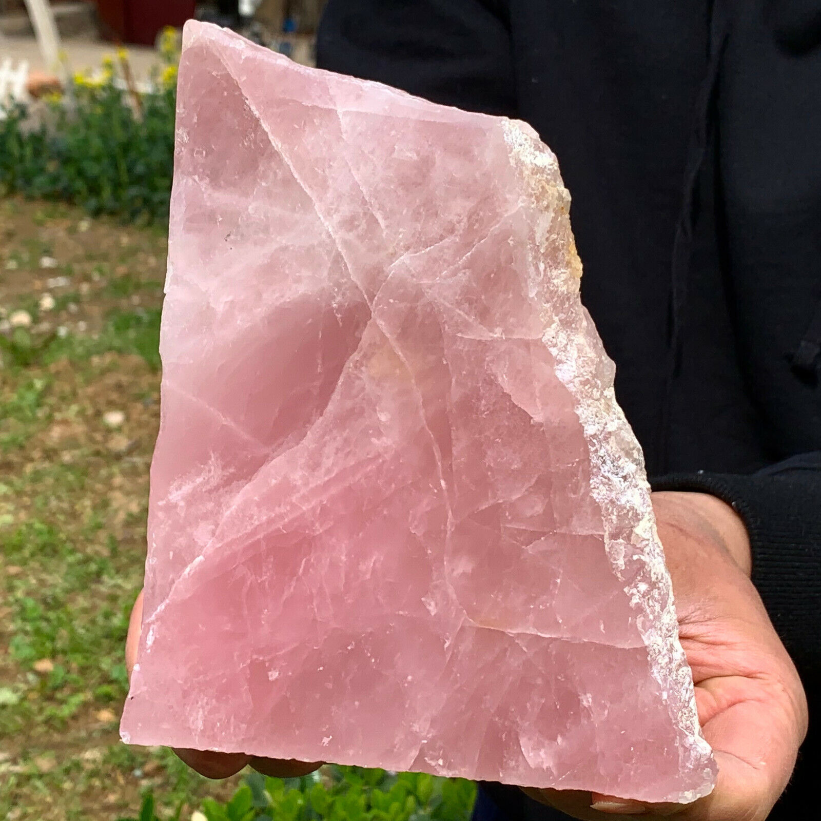 2.56LB Natural Pink Rose Crystals Chakra Quartz  Specimens healing