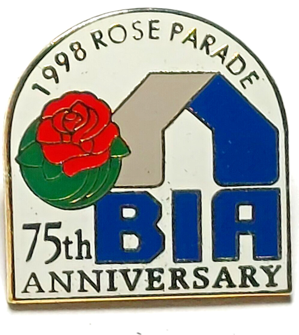 Rose Parade 1998 BIA(Building Industry Association) 75th Anniversary Lapel Pin