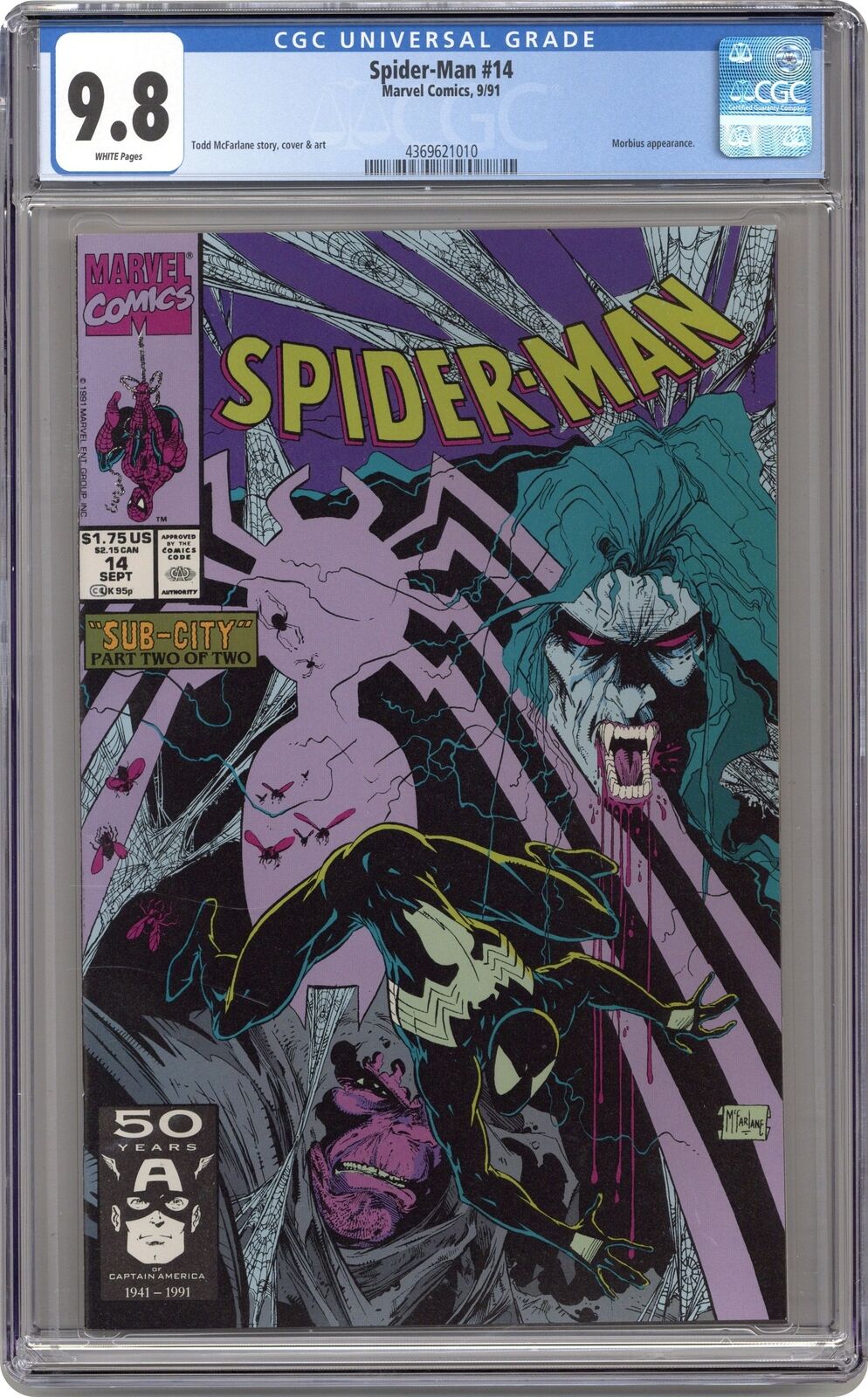 Spider-Man #14 CGC 9.8 1991 4369621010