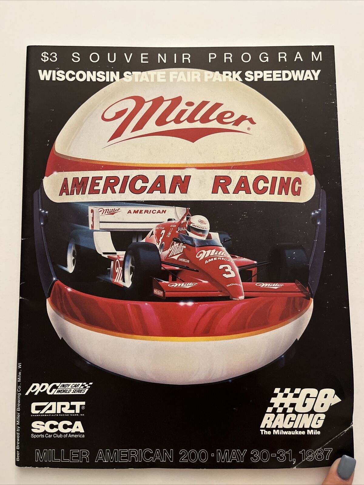 1987 Race Program: Miller American 200 Souvenir Program