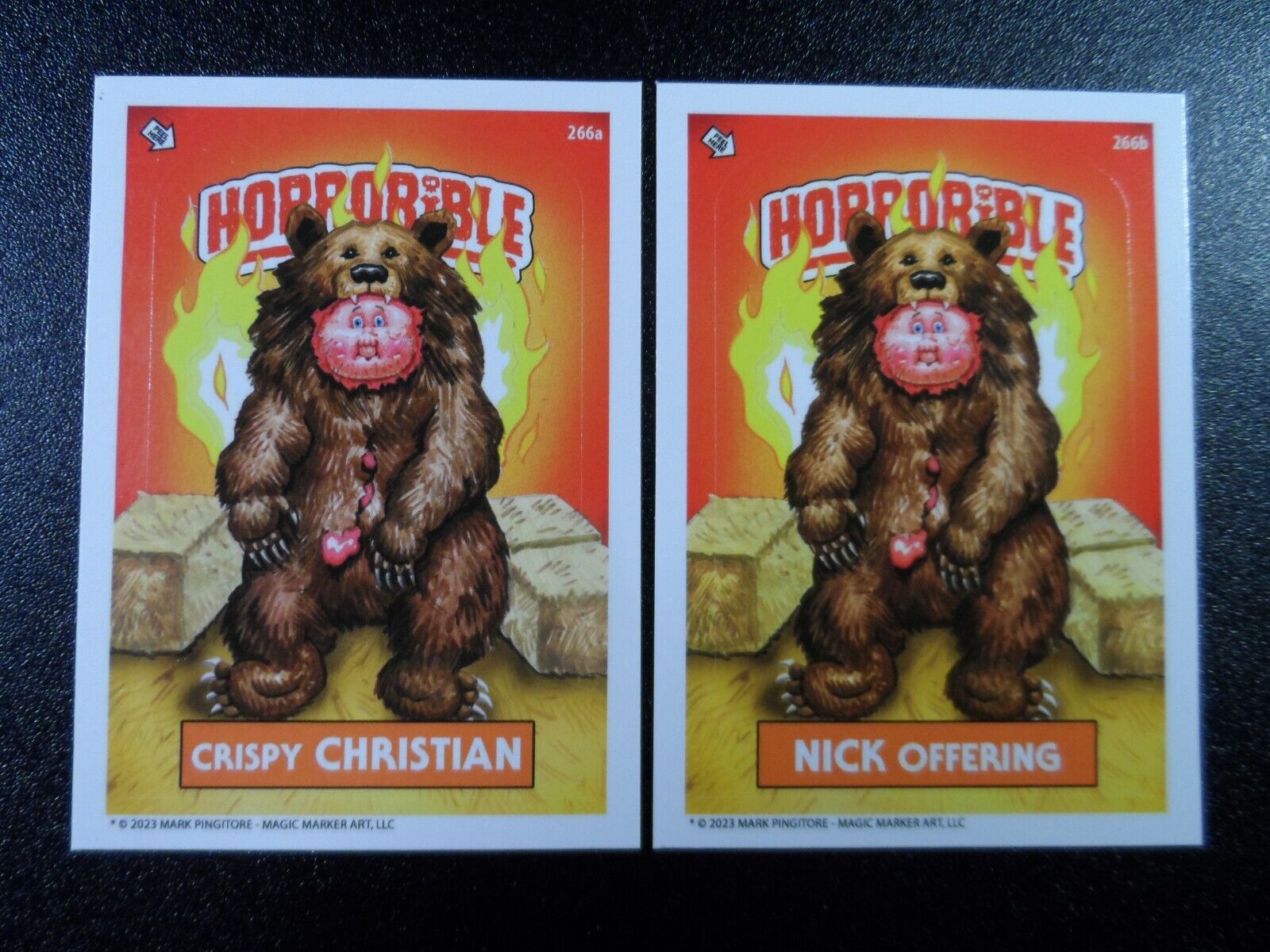 Midsommar Midsummer Christian Horrorible Kids Card Garbage Pail Kids Spoof