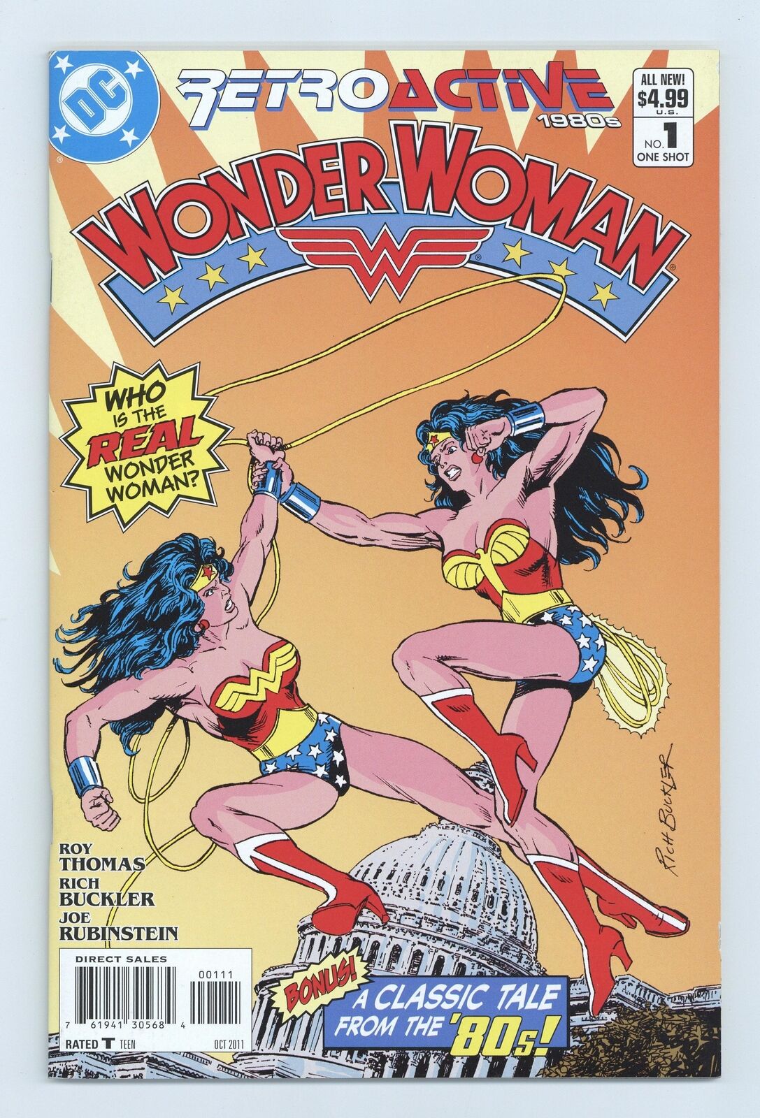 DC Retroactive Wonder Woman The 80s #1 VF 8.0 2011