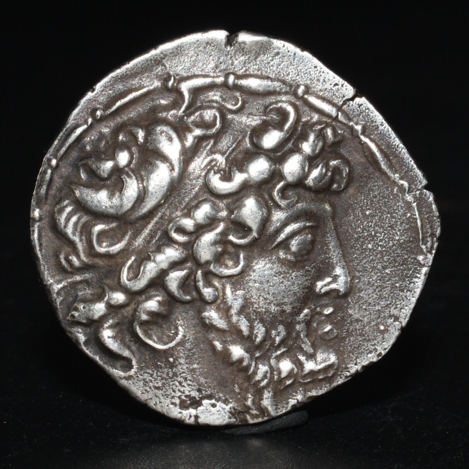 Ancient Seleucid Empire Silver Tetradrachm Coin of Demetrius II Circa 126-127 BC