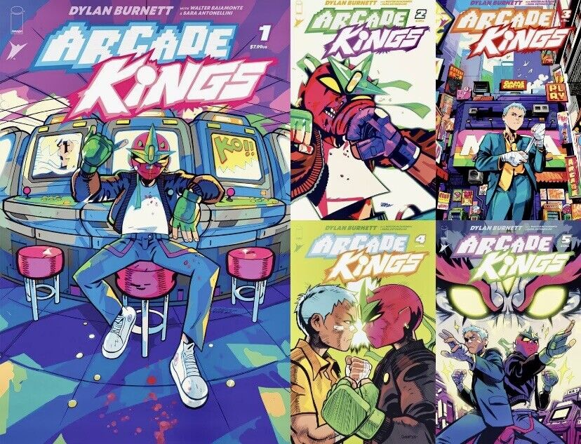 Arcade Kings #1-5 Lot - NM+ Complete Run - Image Comics