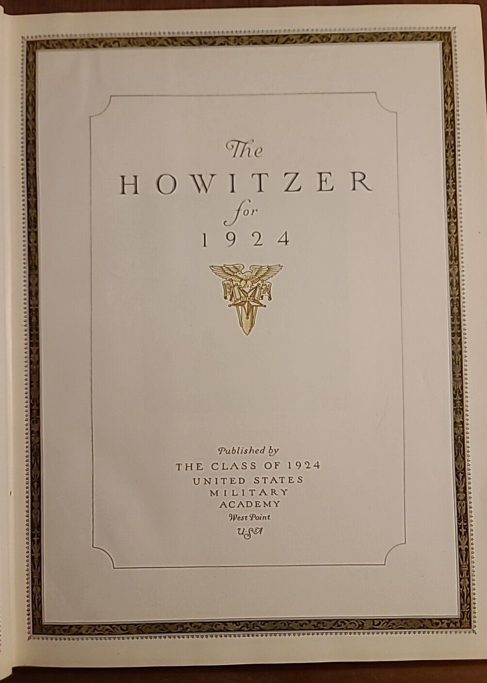 The Howitzer For 1924 West Point Yearbook Douglas B. MacArthur 