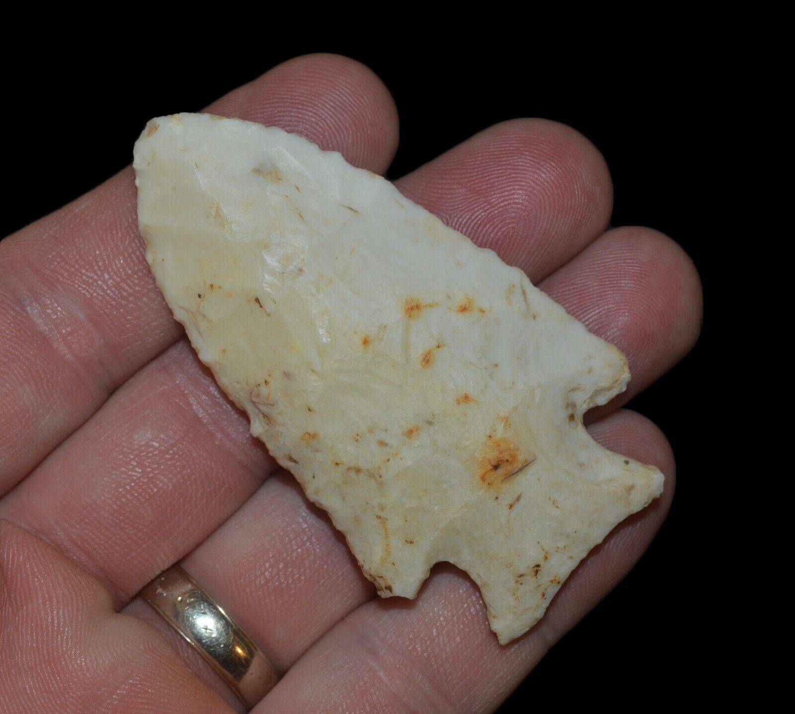 KNOBBED HARDIN PIKE CO ILLINOIS INDIAN ARROWHEAD ARTIFACT COLLECTIBLE RELIC