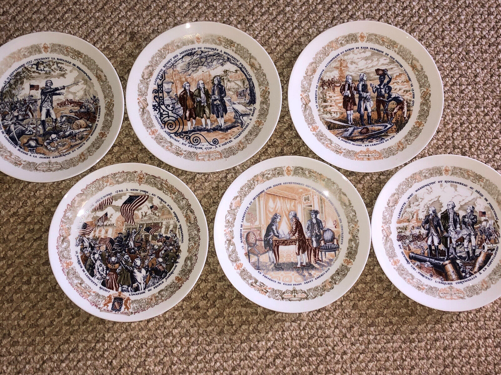 Limoges France Limited Edition Must See Pictures Perfect Condition Set of 6