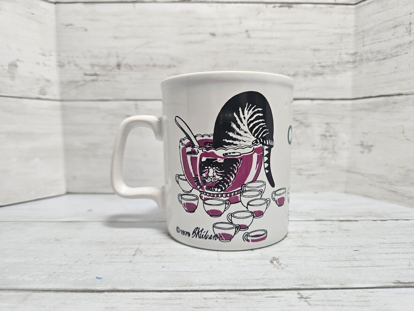 VTG 1979 B Kliban Cat Coffee Mug \