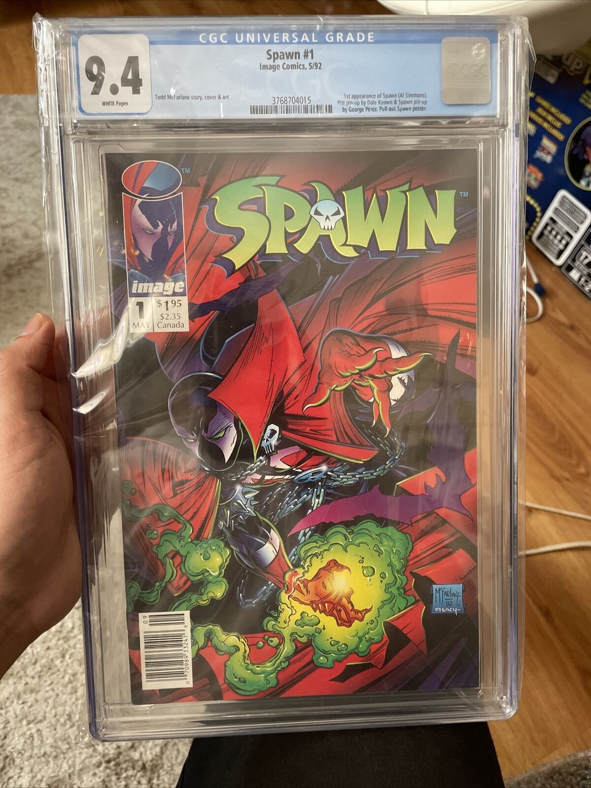 Spawn #1 (Image Comics, May 1992) FIRST PRINT NEWSSTAND EDITION