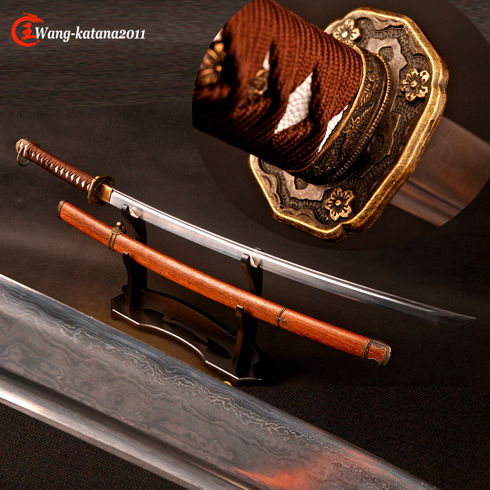 98 Type Official Saber Military Gunto Sword Folded Steel Japanese Samurai Katana