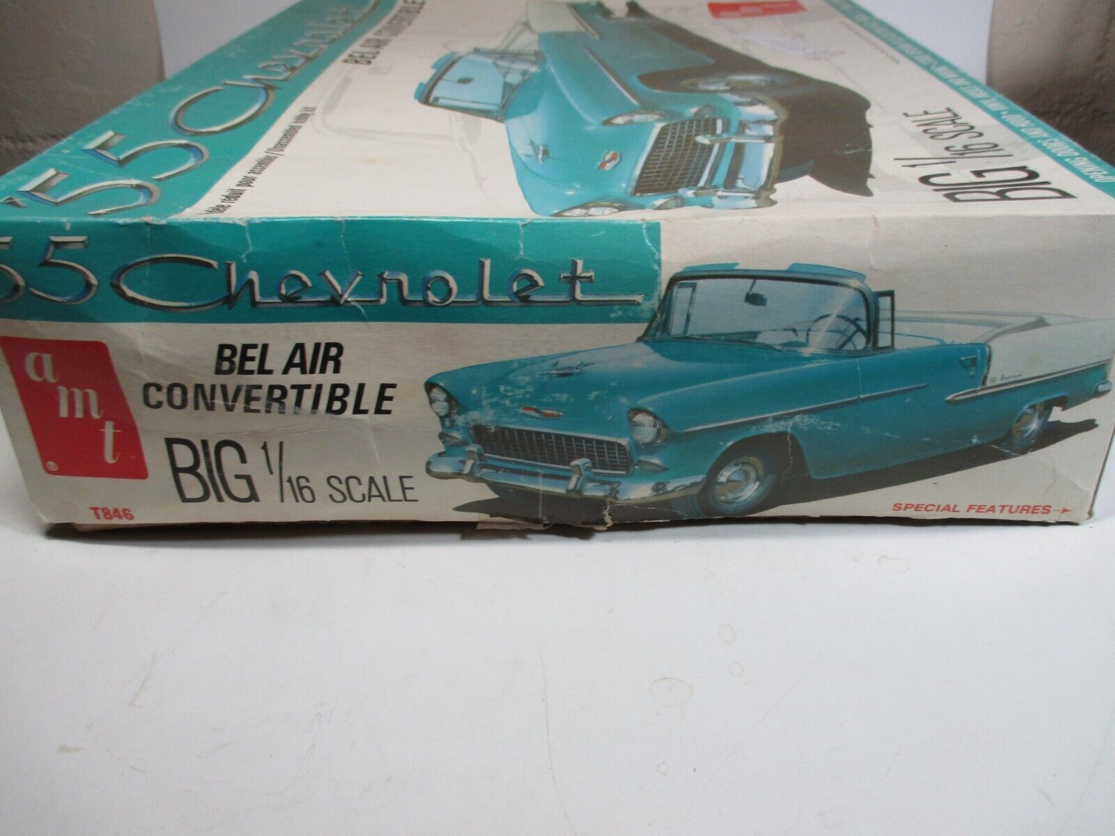 1955 Chevy Convertible Kit 1/16 UNBUILT AMT