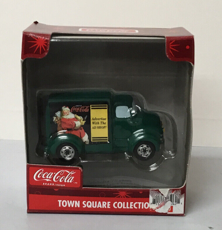 Coca Cola Town Square Accessories, Green Advertising Truck