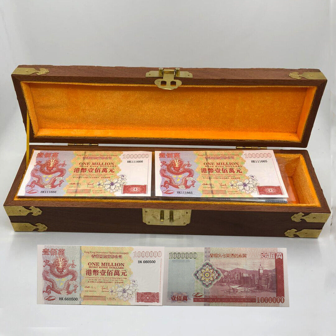 1000pc/box Hongkong One Million Banknote 1997 HK Return Commemorative Note paper