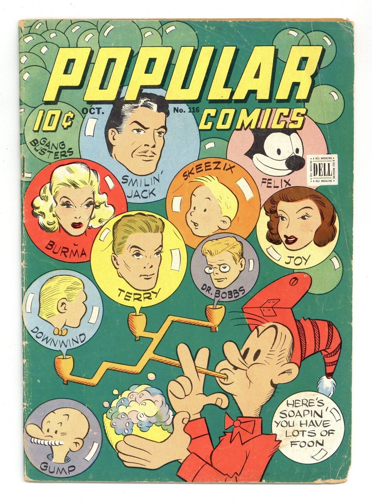 Popular Comics #116 GD+ 2.5 1945