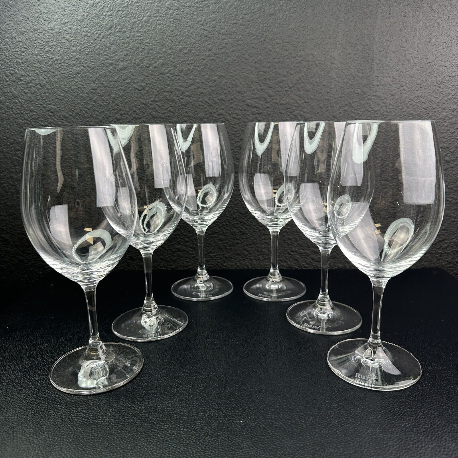 Vintage RIEDEL Ouverture Red Wine Crystal Glass Glasses Stemmed NEW set of 6