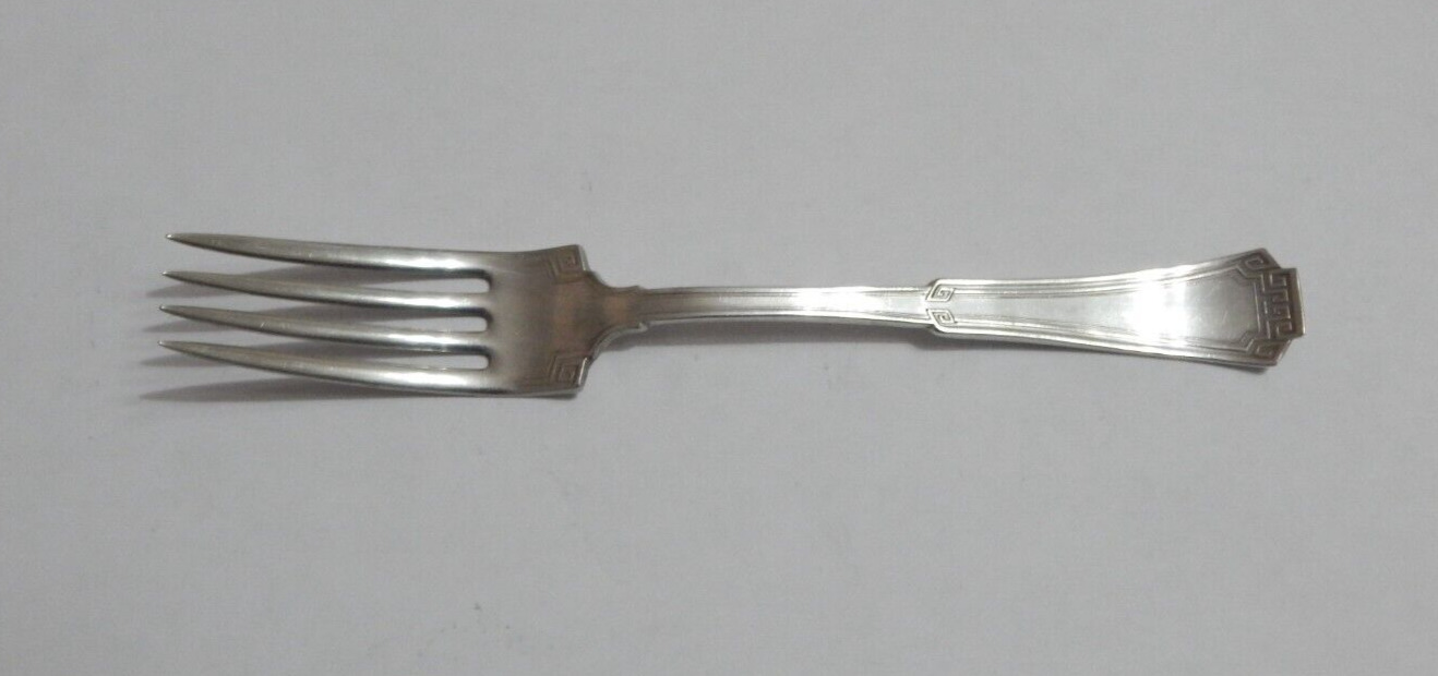 1881 Rogers A1 Silver Plate  Silverware GRECIAN  dinner Fork  No Monogram used