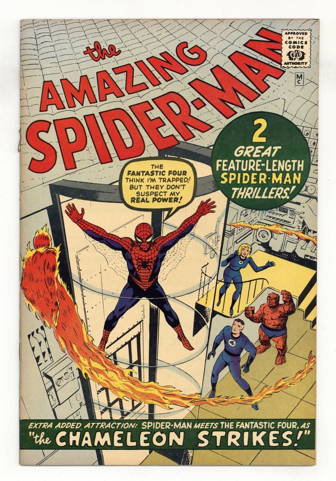 Amazing Spider-Man Golden Record Reprint #1 Comic Only FN+ 6.5 1966