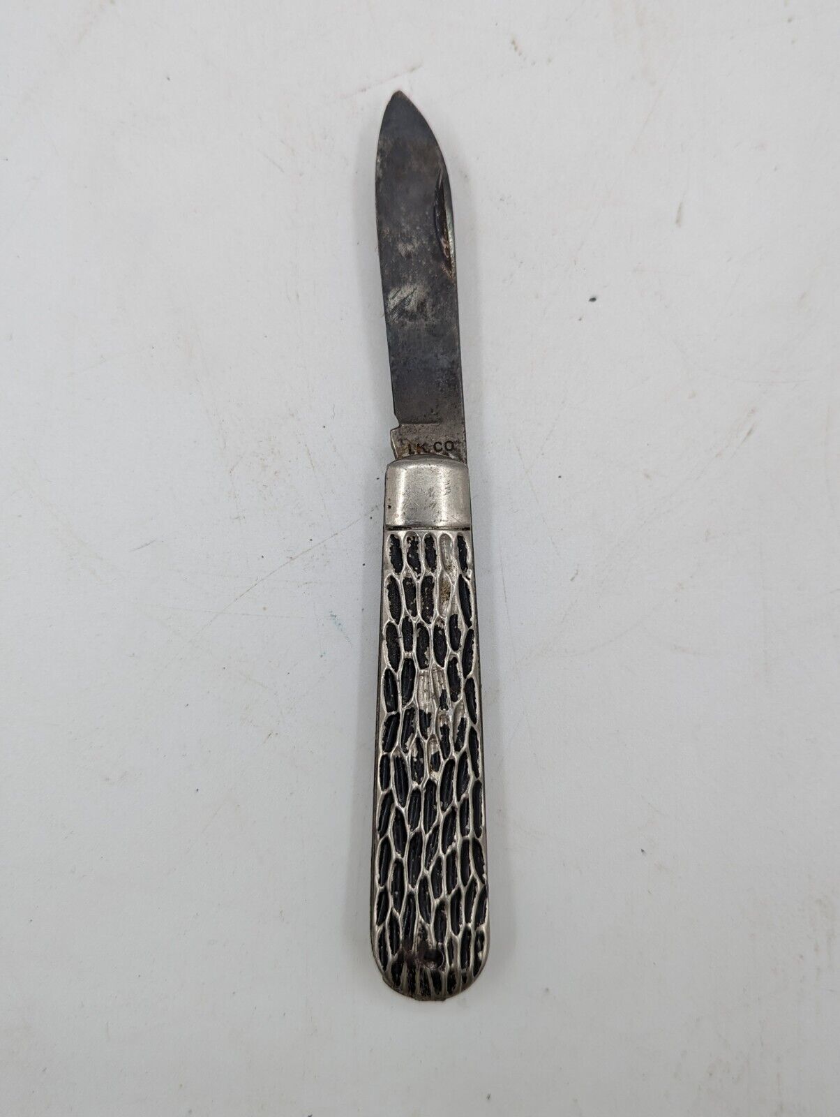 Vintage LK Co USA Single Blade Pocket Knife 3\