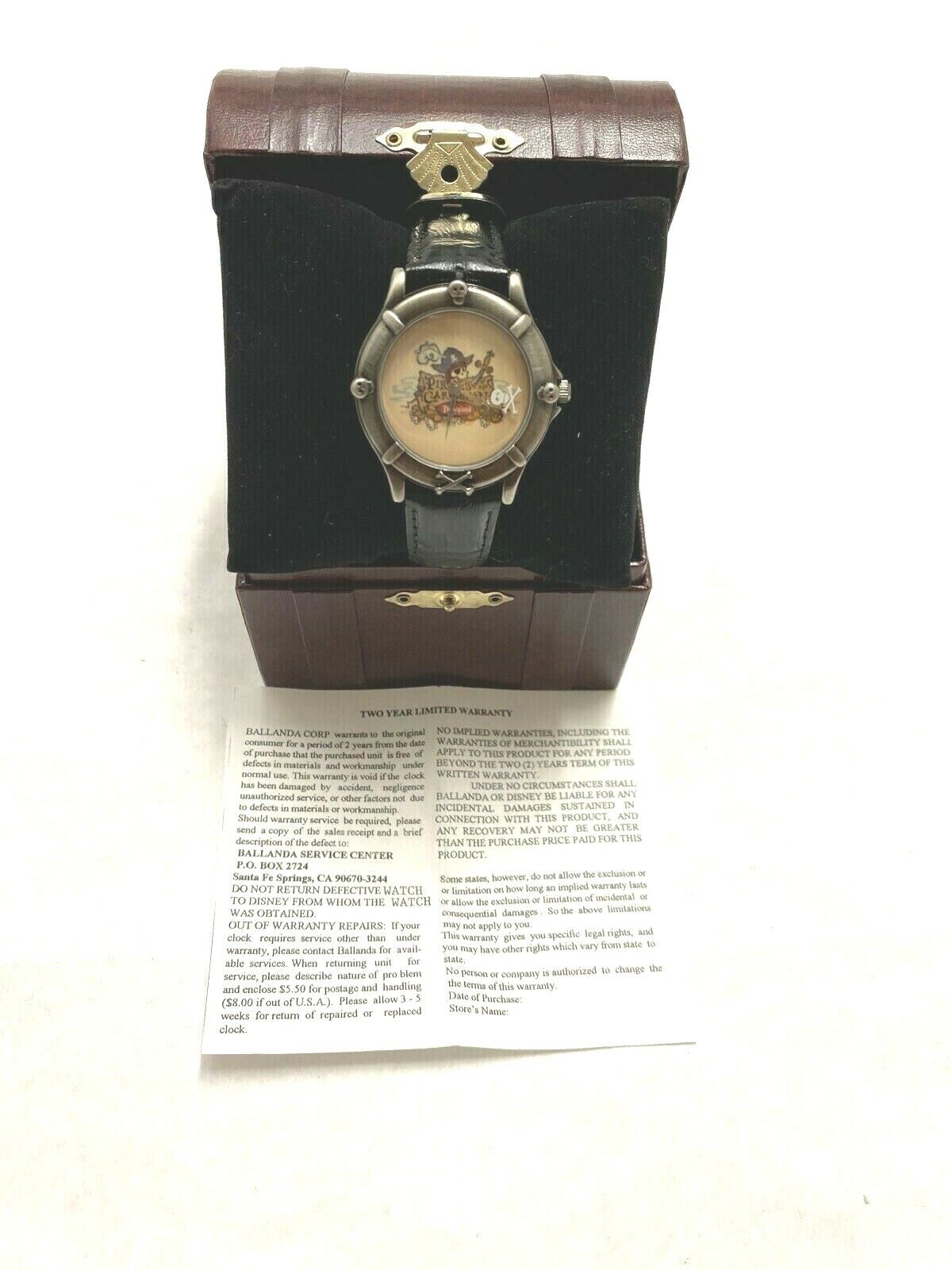 Rare Disneyland Store | Pirates of the Caribbean Watch | Limited Edition 500 