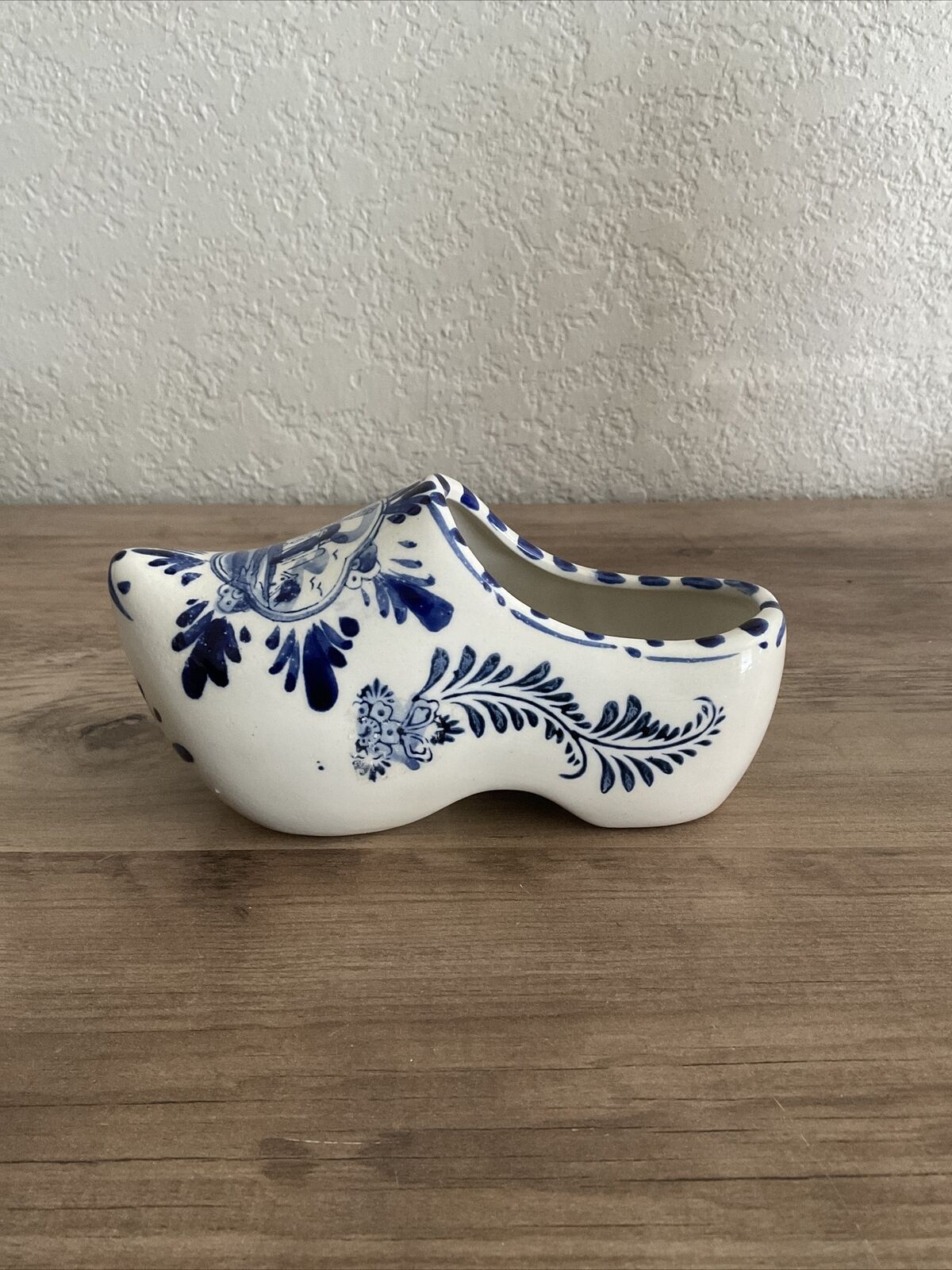 Delft Deco Holland Porcelain Clog Shoe Hand Painted