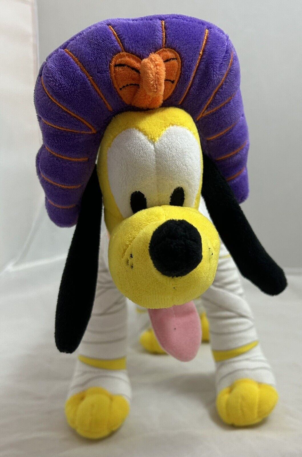 Disney Store Mummy Pluto Dog Halloween Plush Animal Toy