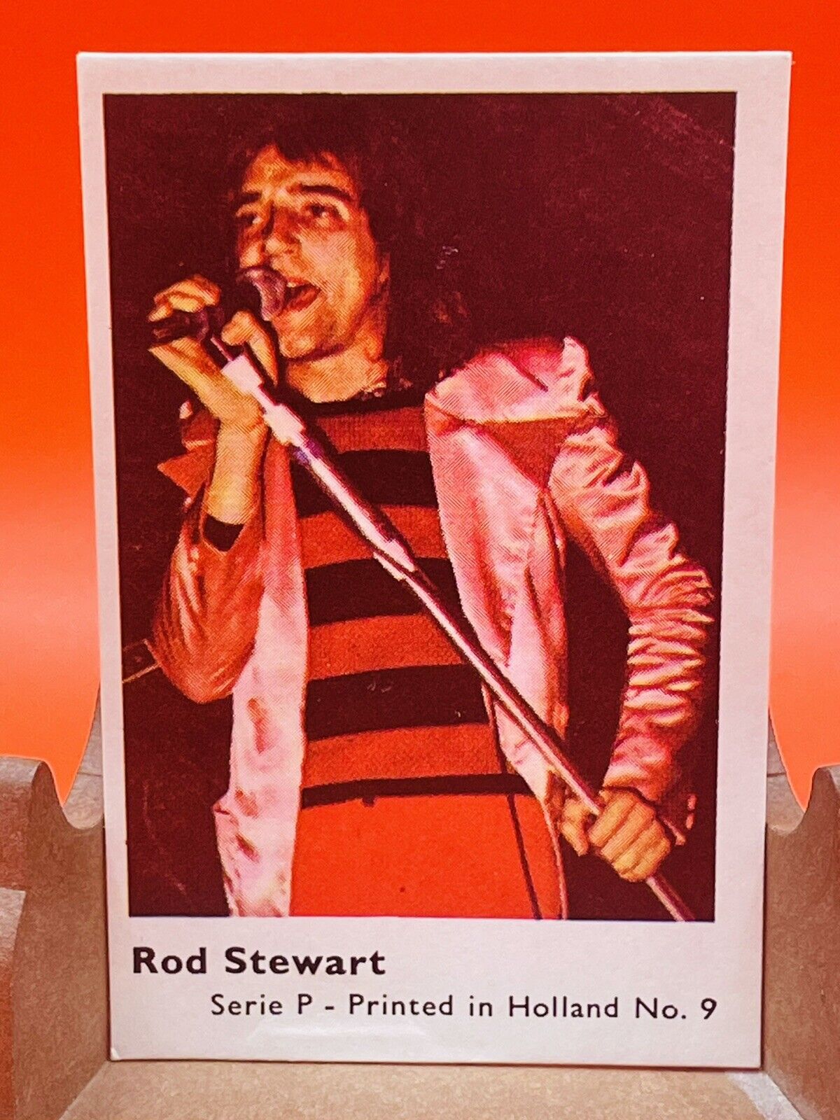 Rod Stewart 1973 Dutch Gum Serie P - Printed in Holland No. 9