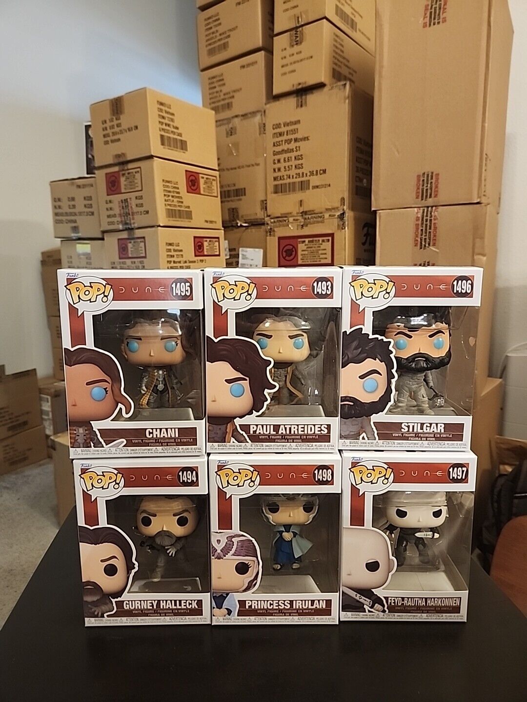 Funko POP MOVIES: Dune 2 - Complete Set OF 6 - MINT - SHIPS NOW
