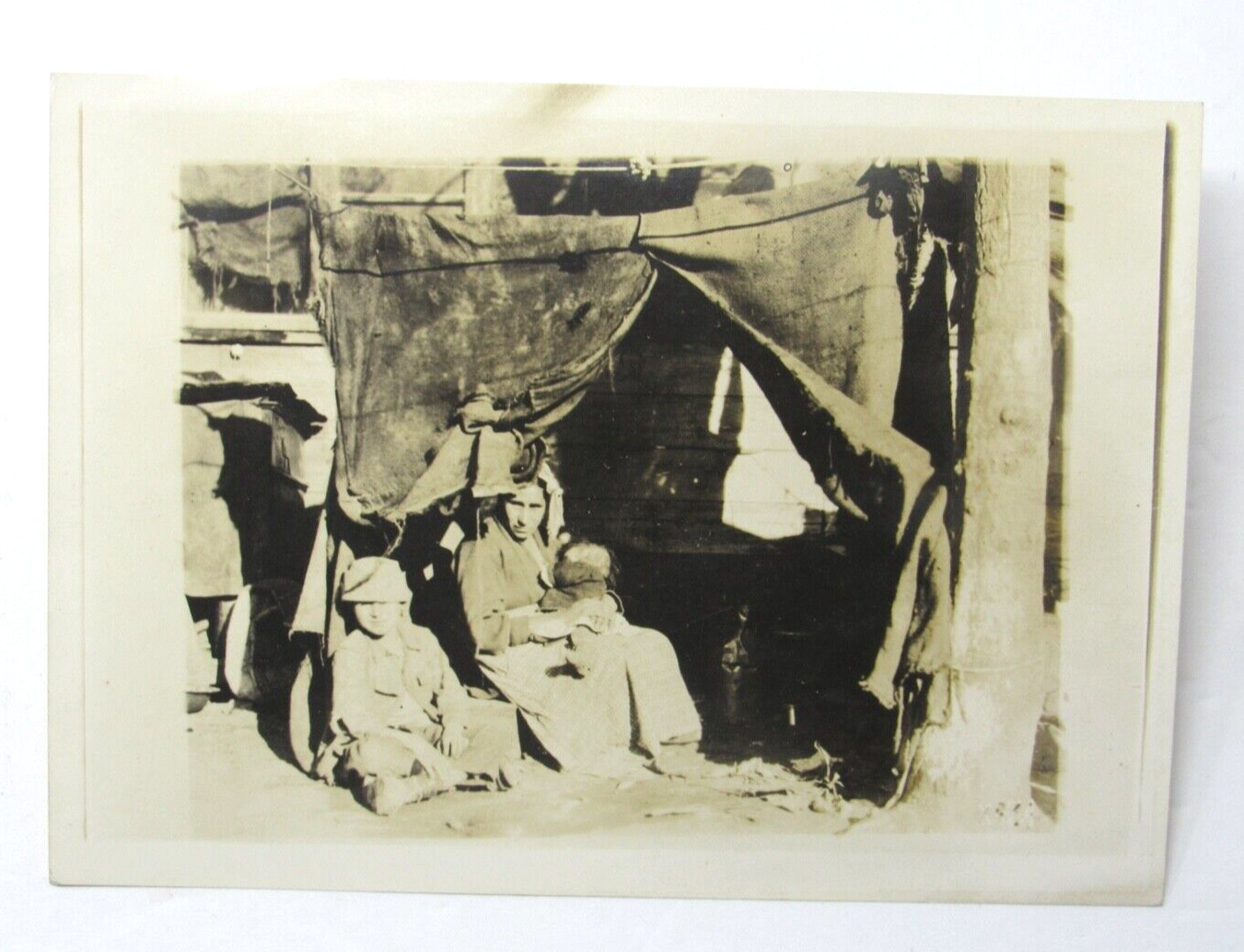 Armenian Genocide Photograph of Armenian Refugees by American Red Cross c1920