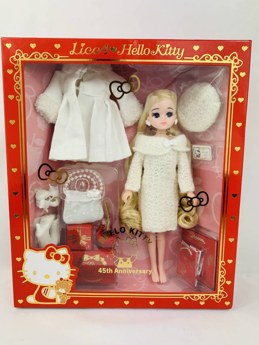 Takara Tomy Rika chan Hello Kitty 45th Anniversary Style LiccA Stylish Mall Li