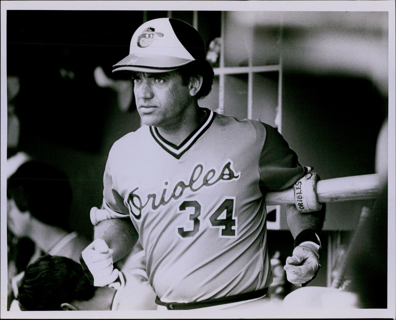 LG851 1981 Orig Janice Rettaliata Photo JOSE MORALES Balitmore Orioles Baseball