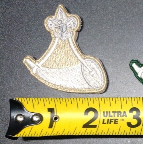 Boy Scout Powder Horn sew on badge - Non BSA BS