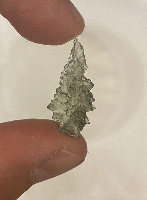 Moldavite .80 gr 4 ct Exactly Grade A Besednice Small Piece with Certificate