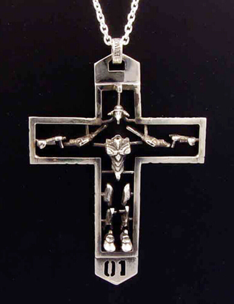 Neon Genesis EVANGELION EVANGELION  Type01 925 Silver Cross Pendant