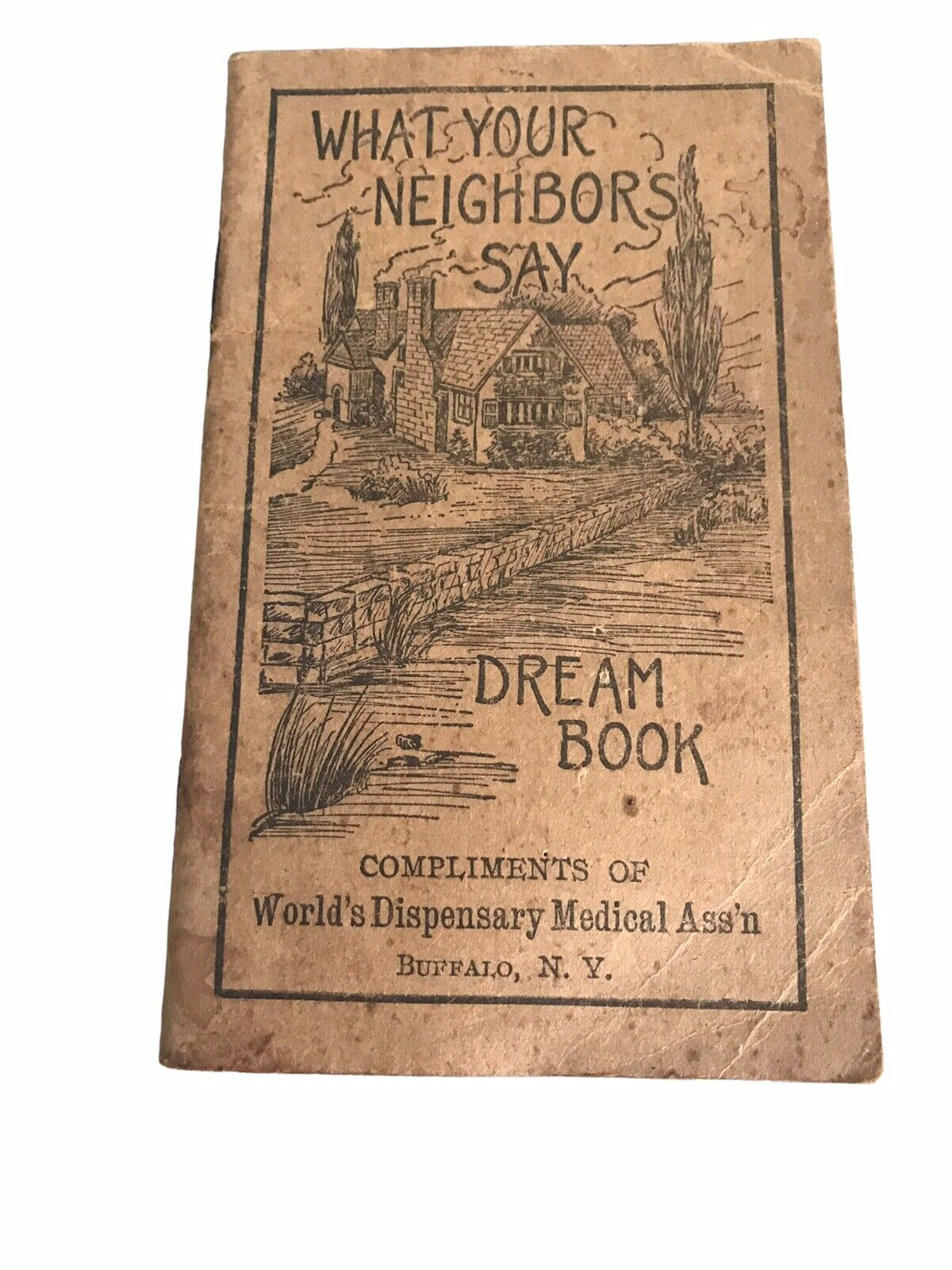 Antique Victorian Ephemera Paper Book Worlds Dispensary Medical Ass'n Premium