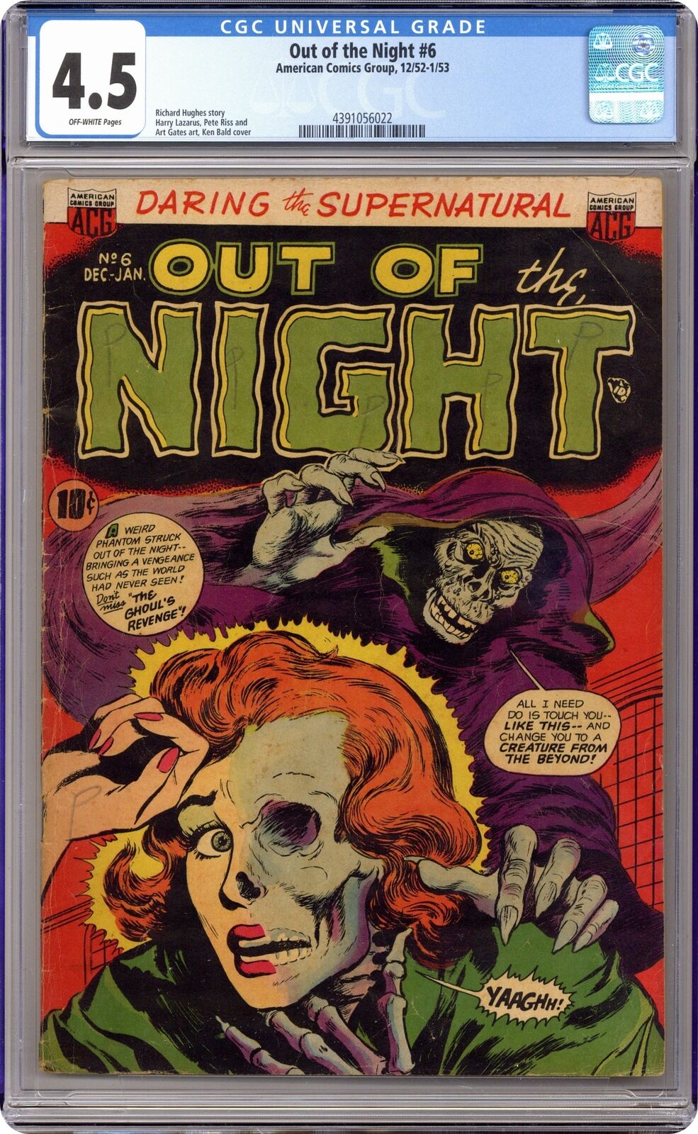 Out of the Night #6 CGC 4.5 1952 4391056022