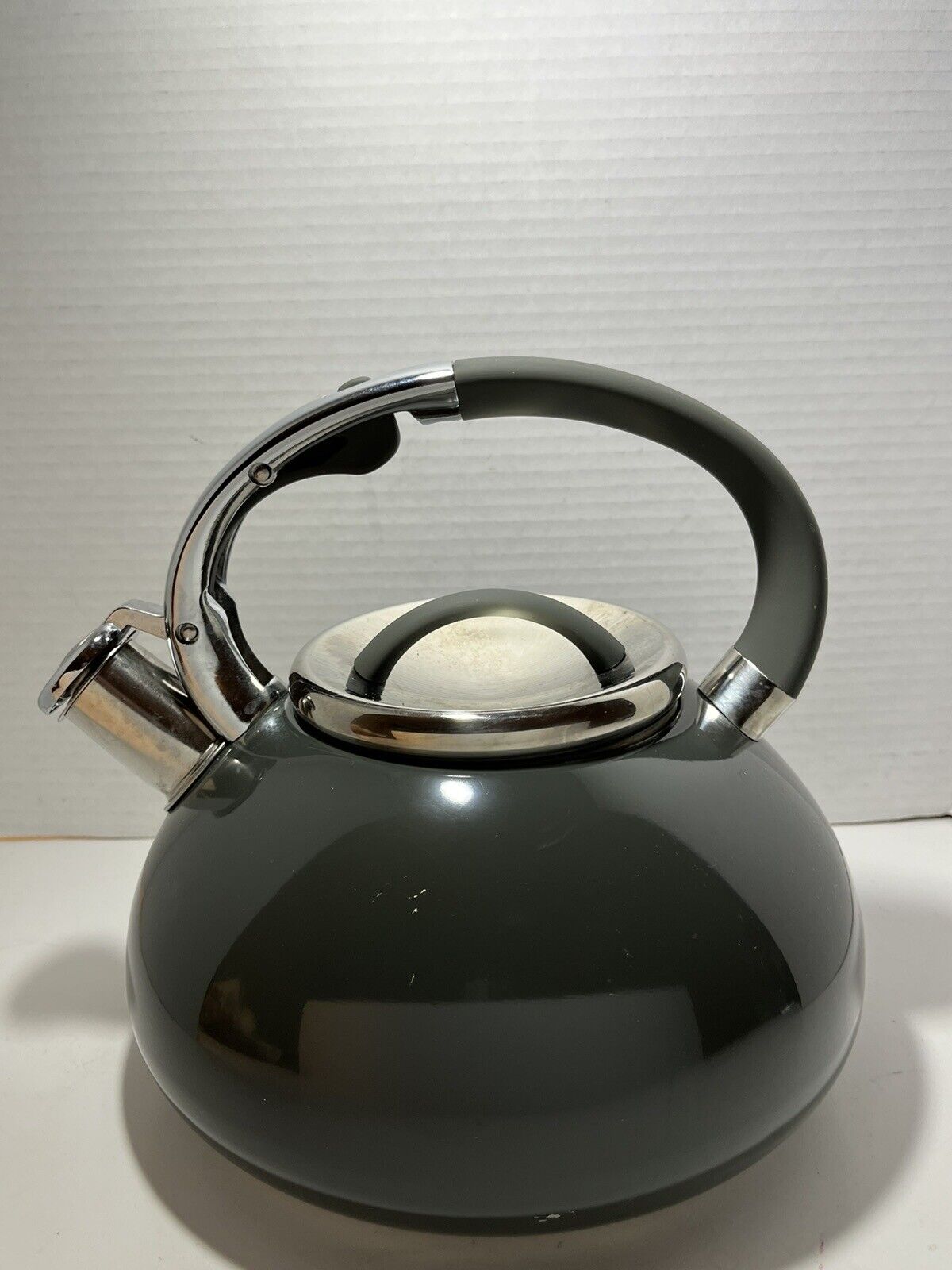 Balduzzi Italian Style Induction Eco friendly Stainless Steel Teapot Soft Handle