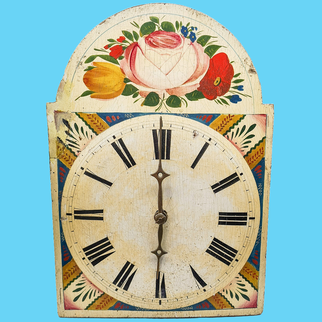 Antique 1832 Black Forest Tocante Pendulum Clock Signed Chime Cuckoo Alarm Clock