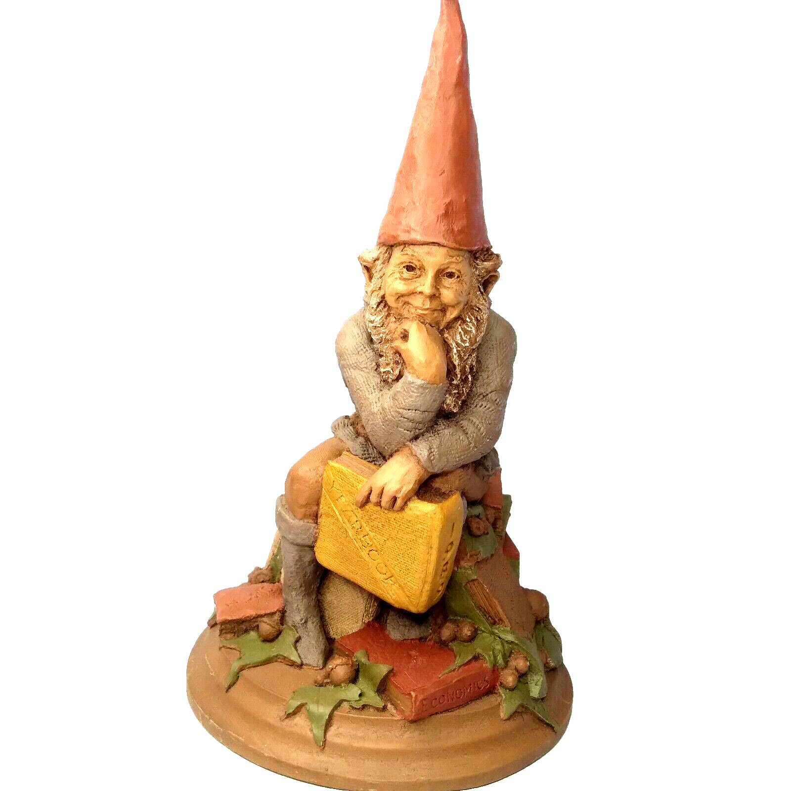 Tom Clark Gnome CURTIS 1983 Limited Edition #87 Large Pecan Resin Figurine 9.5\