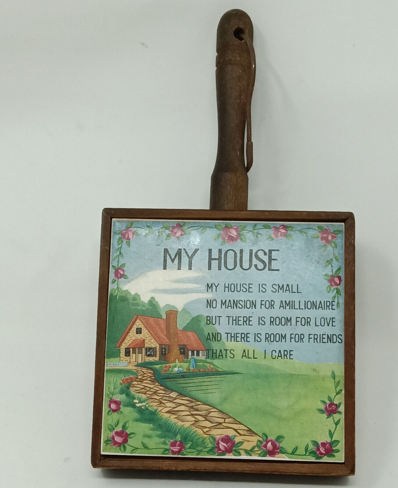 Vintage My House Plaque Made In Japan