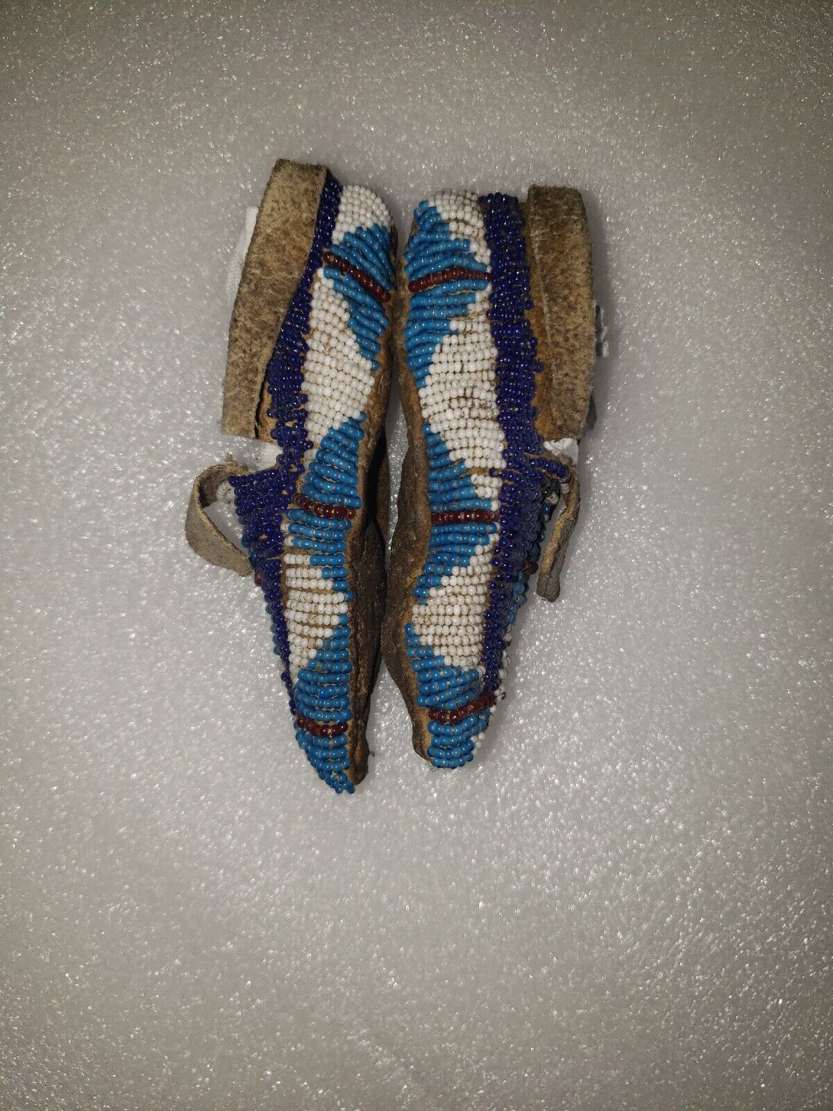 Native American Beaded Baby Lakota Sioux  Moccasins 1800s plains indian