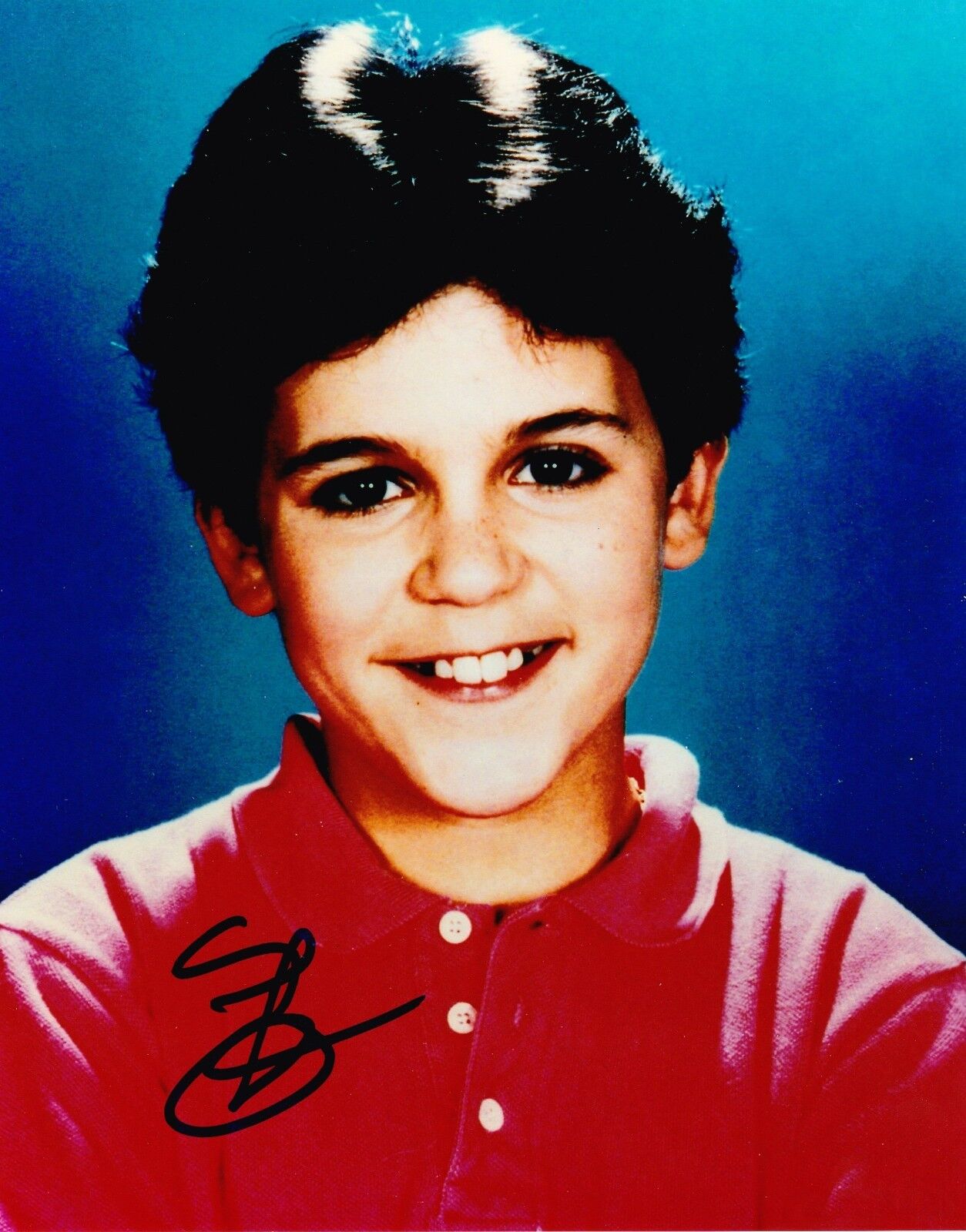 FRED SAVAGE SIGNED 8X10 PHOTO THE WONDER YEARS KEVIN ARNOLD AUTOGRAPH COA B