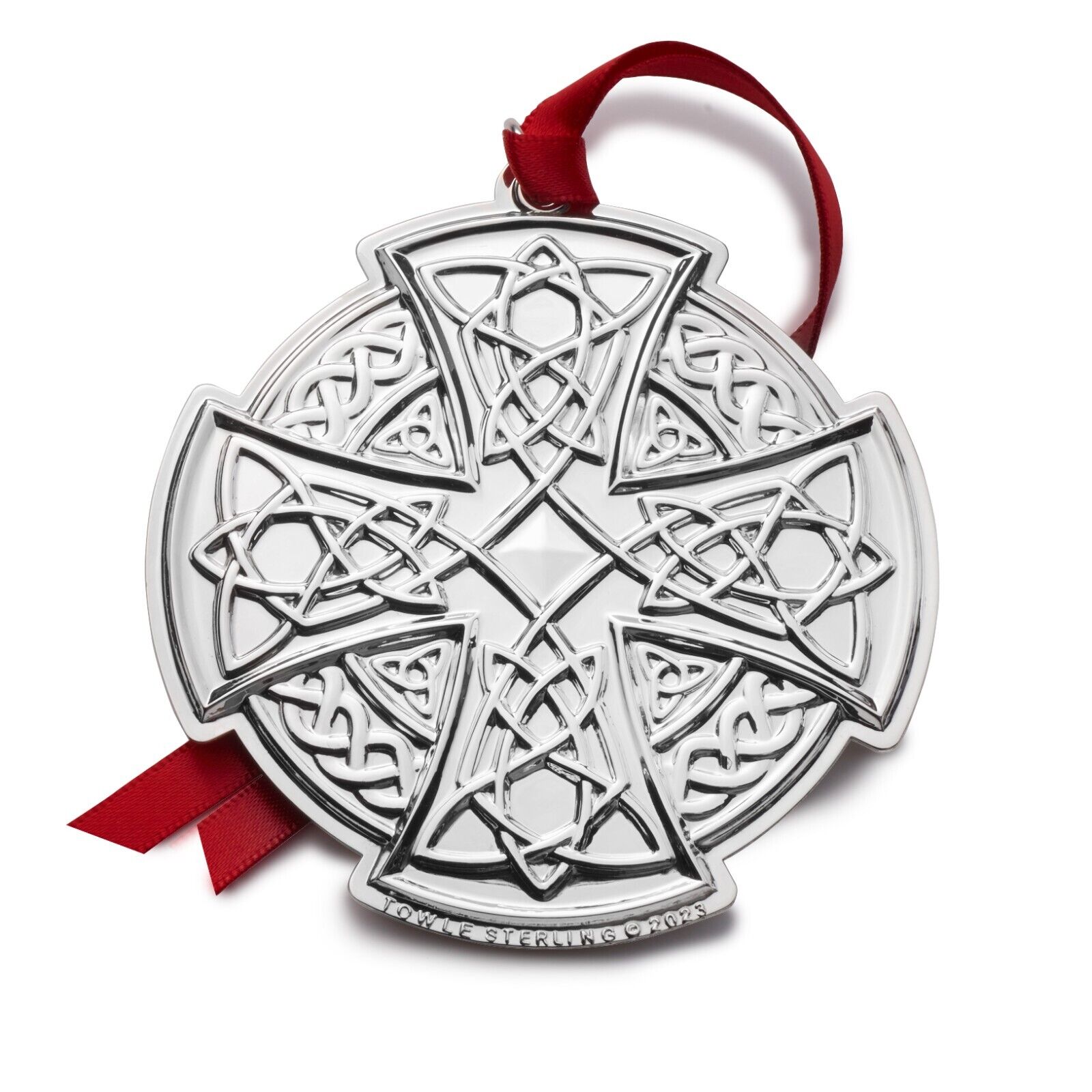 Towle 2023 sterling silver Celtic Ornament, 24th Edition, NEW in Box