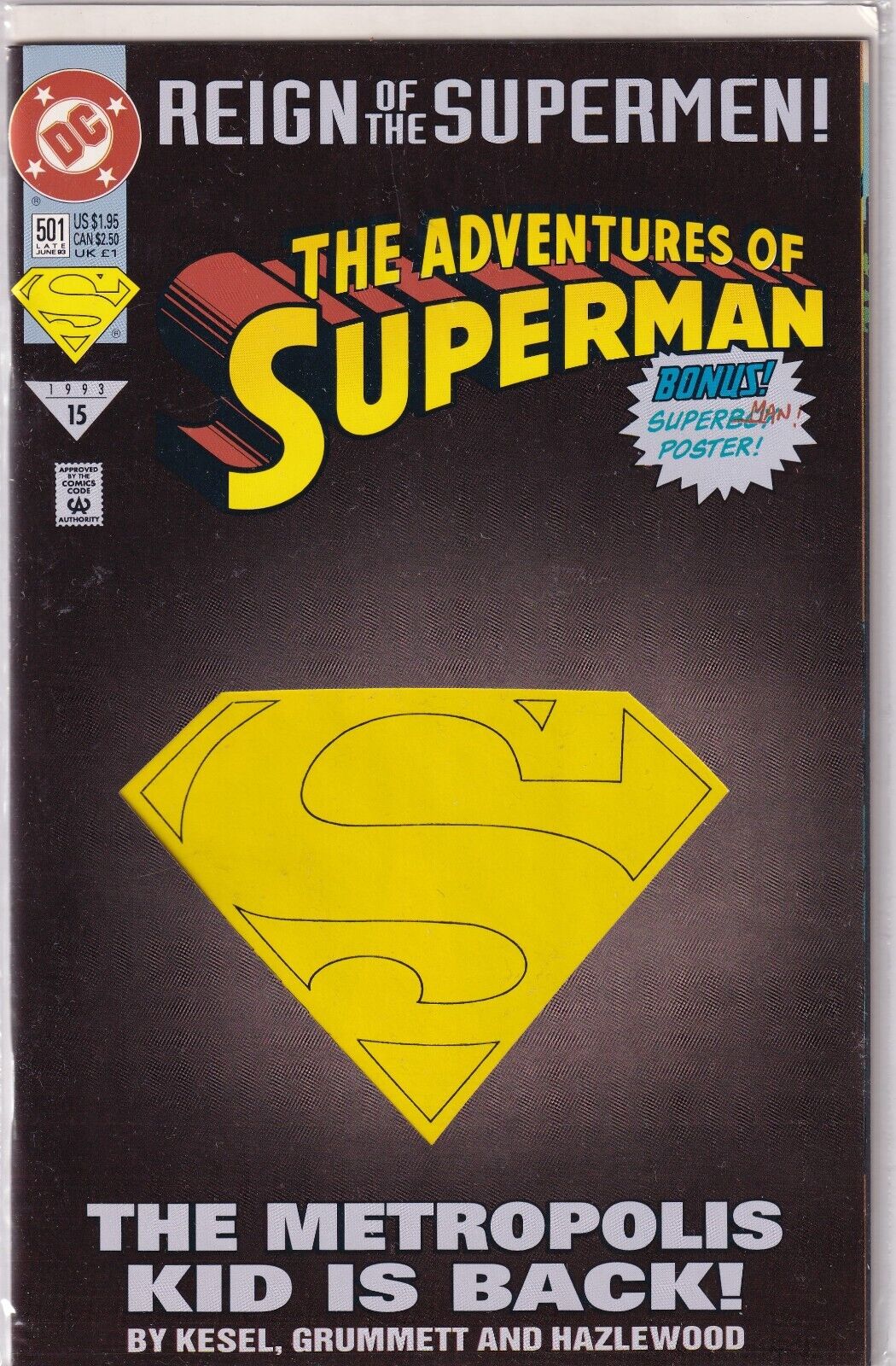 The Adventures of Superman #501 (DC Comics, 1993) Reign of the Supermen