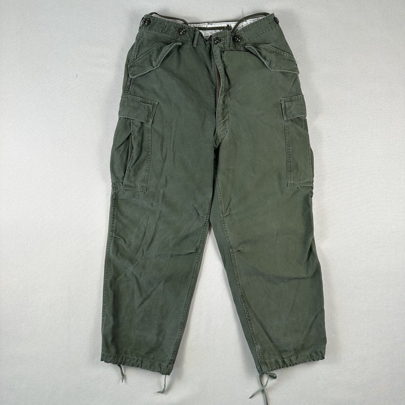 US Military Korean War M-1951 Shell Field Trousers Regular Medium Ripcord Pants 