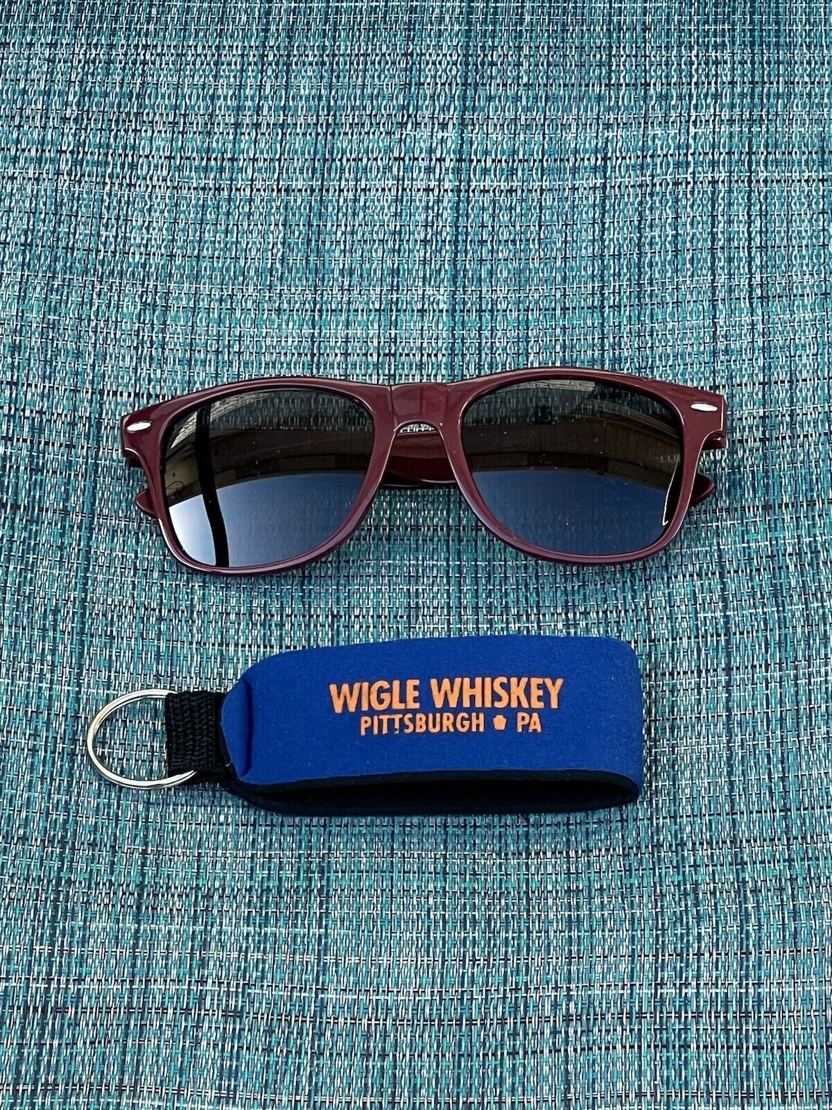 Wigle Whiskey Novelty Sunglasses & Keychain New Swag Pittsburgh Pa.